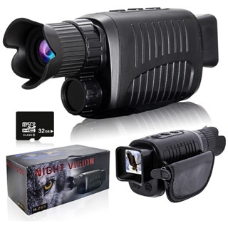 Dispositivo De Visão Noturna Monocular 1080p HD Infravermelho 5x 5x Telescópio Com Zoom Digital Para Uso Externo Duplo Dia 100 % Escuridão 300m