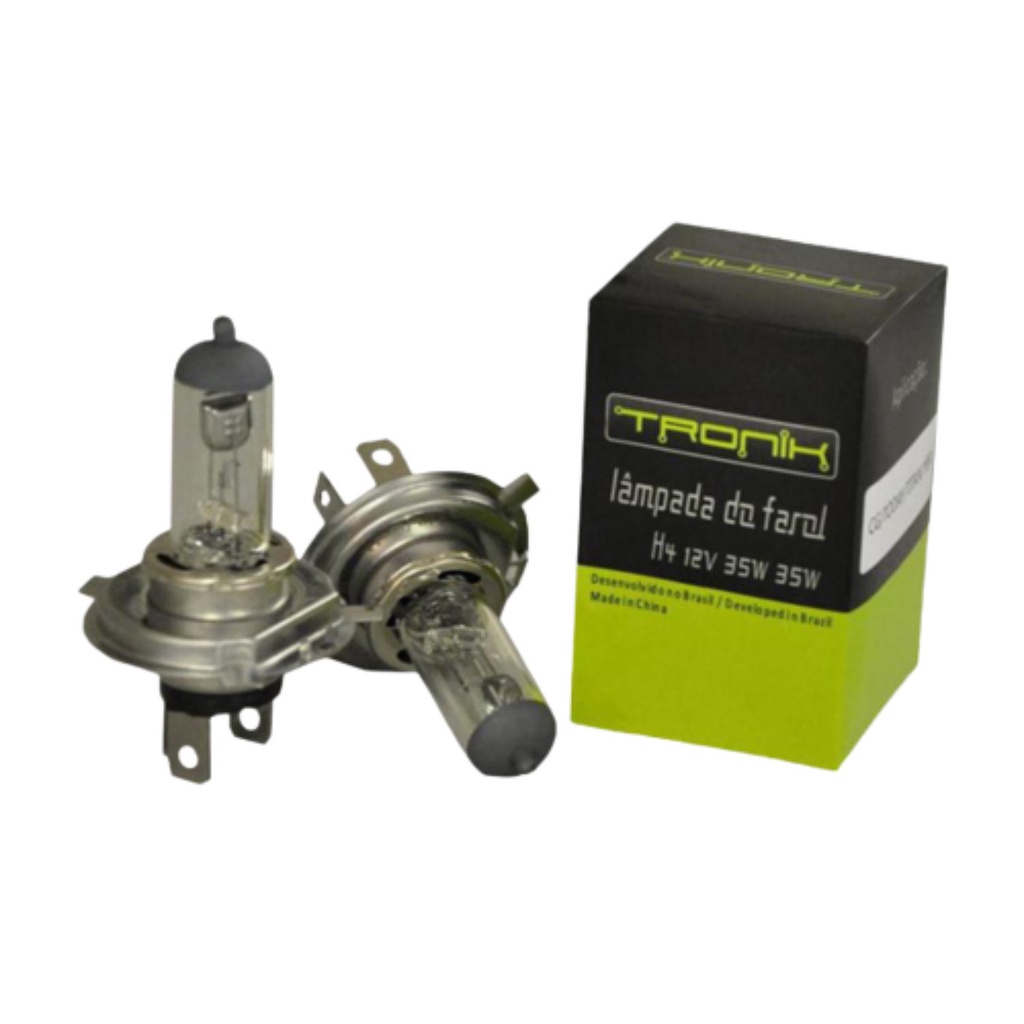 Lâmpada Farol Conector H4 12v 35/35W Tronik