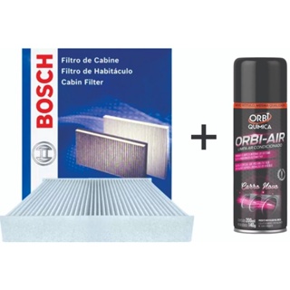 Kit Filtro de cabine Ar Condicionado Bosch Higienizador Argo Cronos Grand Siena Mobi Palio Fiat em Oferta na Shopee
