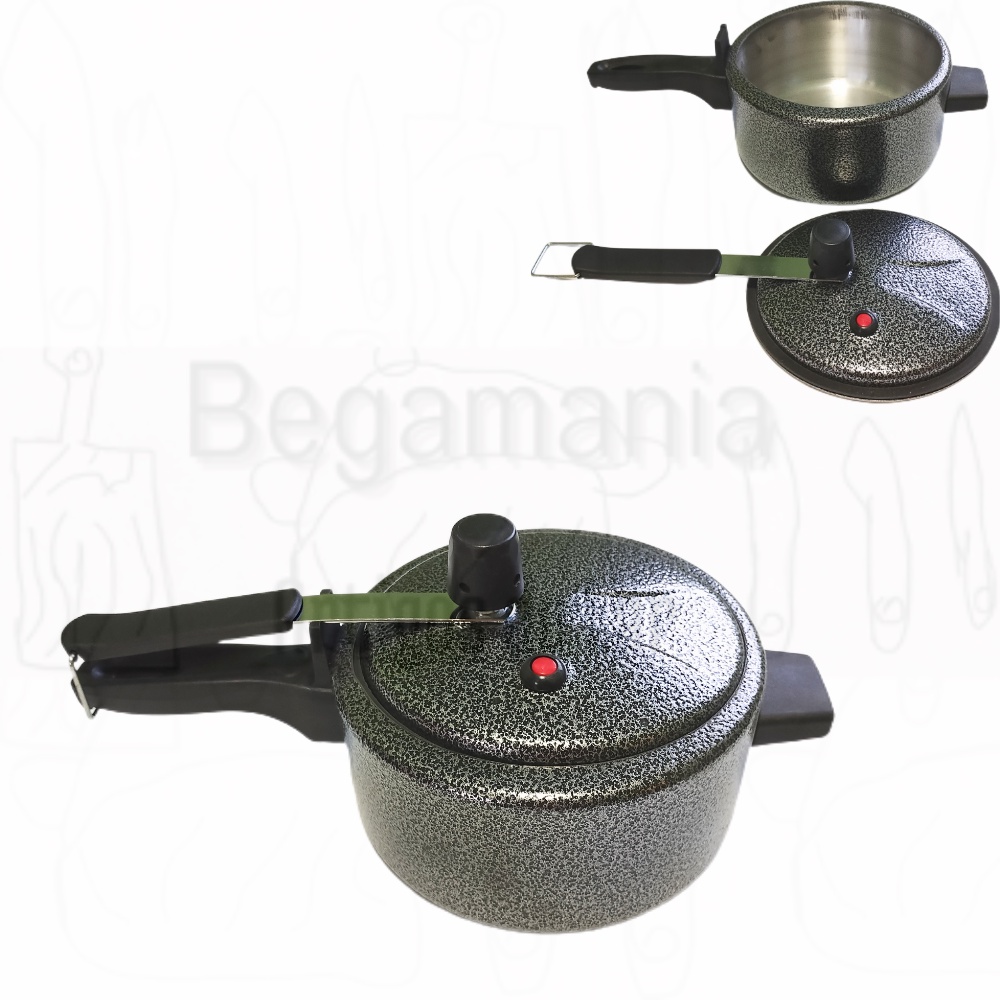 Imagem Panela de Pressão Pequena Craqueada 2 litros - 2l - 2litros