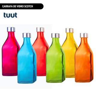 Garrafa de Vidro 1 litro Scotch Yazi em Oferta na Shopee