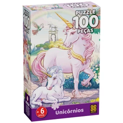 Puzzle 100 peças Unicórnios