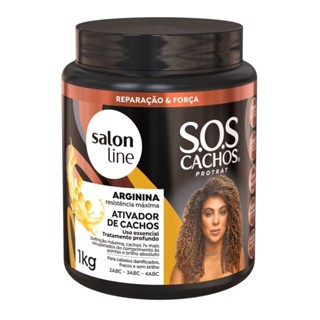 Ativador Sos Cachos Hidratação + Rescontruídos Salon Line 1Kg