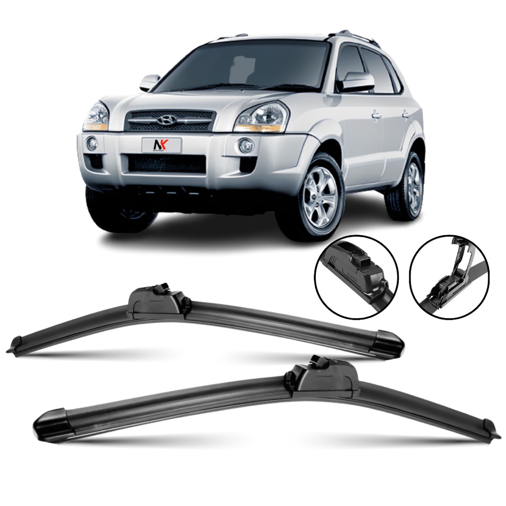 Par Palheta Limpador Parabrisa 22'' 15'' Tucson 2005 2006 2007 á 2016 em Oferta na Shopee
