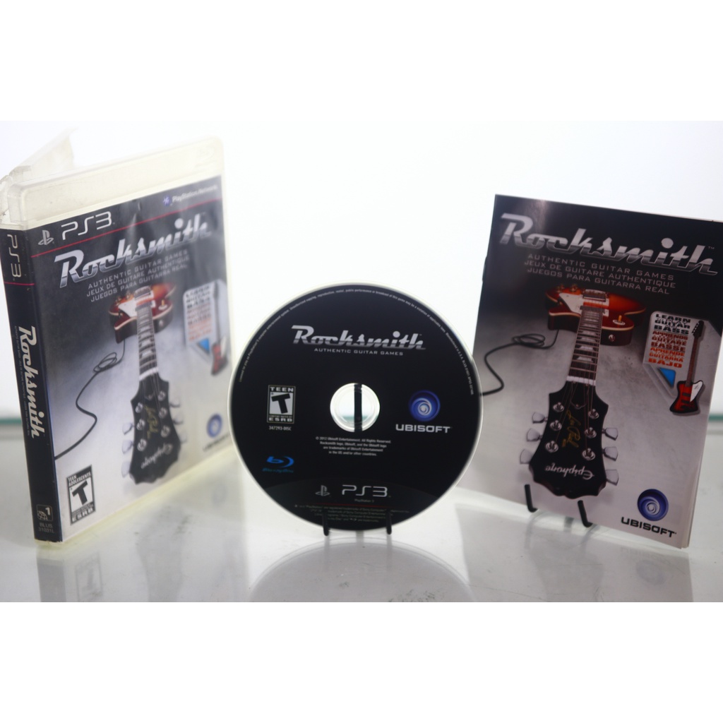 Game PS3 | Rocksmith / guitarra e baixo - jogo com encarte