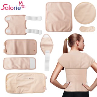 Salorie Full Body Castor Oil Pack Embalagem De Óleo De Rícino Conforto Reutilizável Algodão Orgânico Para Ombro Do Pescoço Da Cintura Insônia Nas Costas Constipação