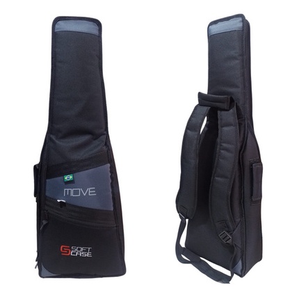 Capa Bag Mini Violão E Ukulele Barítono /bass Soft Case Move Super Luxo Acolchoada