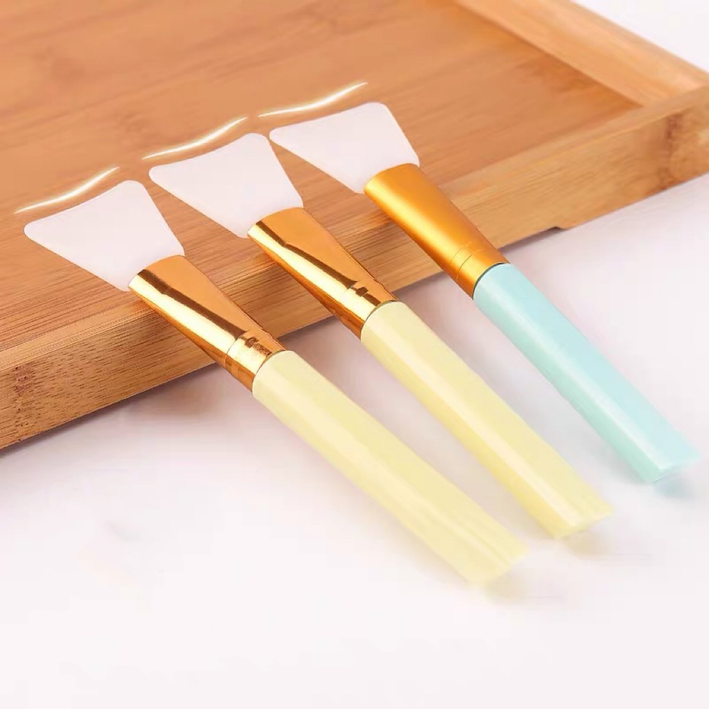 Espatula de silicone pincel pra aplicar mascara facial skin care, creme, serum, base