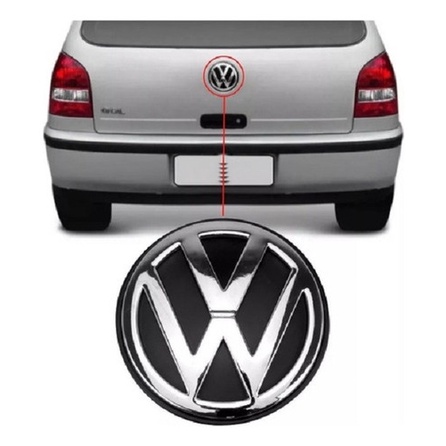Emblema Vw P/mala Gol G3 G4 Saveiro G4 1999 2000 2007 A 2014