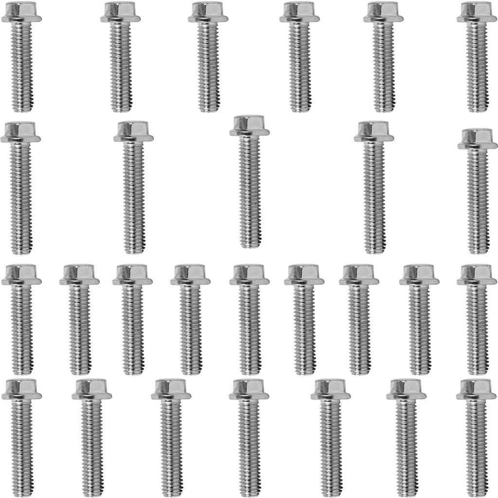 Kit parafusos zincados tampa motor lateral esquerda+direita XLX250R XLX 250R 1984 a 1992