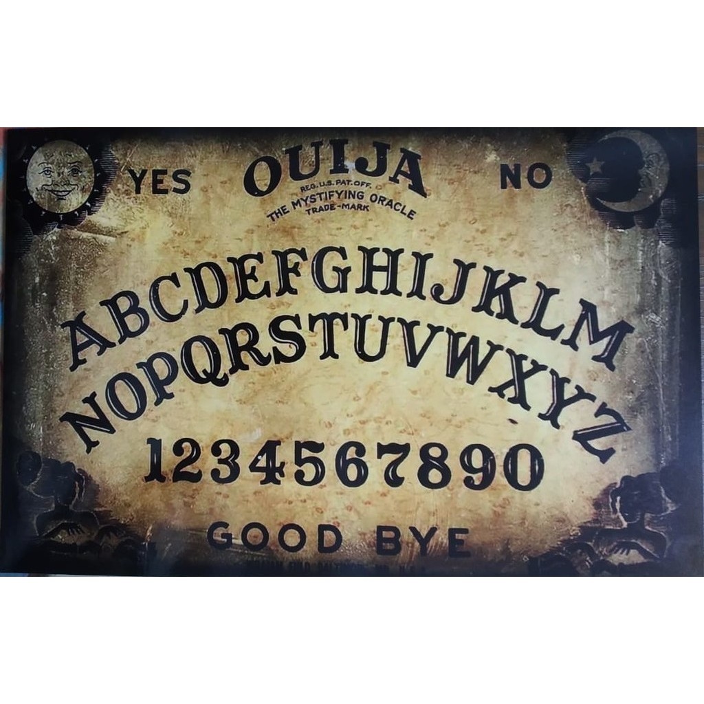 Tabuleiro Ouija Modelo Clássico Com Ponteiro 37 X 24