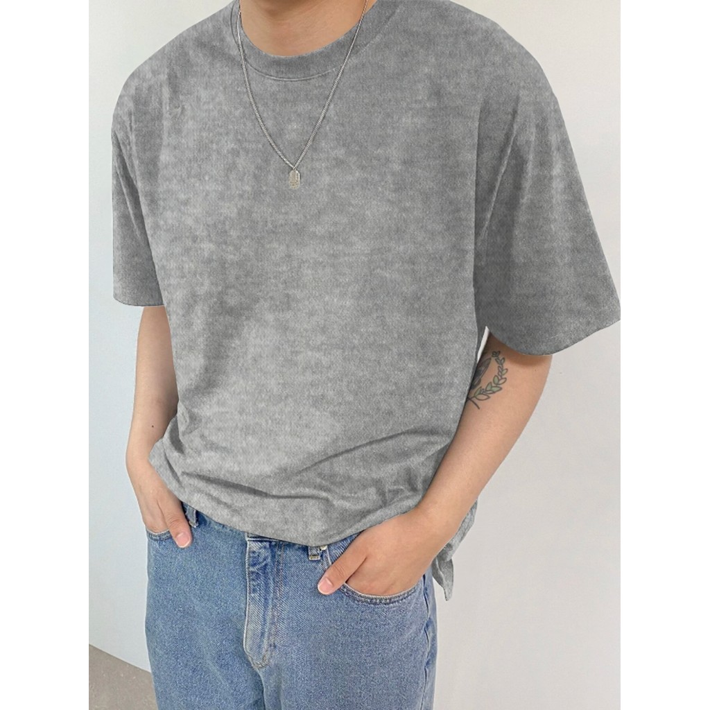 Camiseta Oversized Streetwear Blusa Confortável Casual T Shirt Simples Básica Aesthetic Camisa