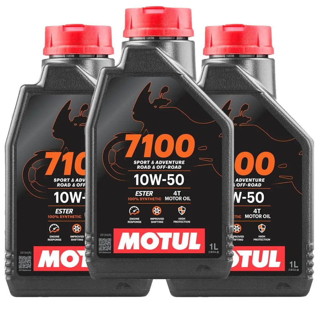 KIT 3 OLEO MOTUL 7100 4T 10W50 SINTETICO em Oferta na Shopee