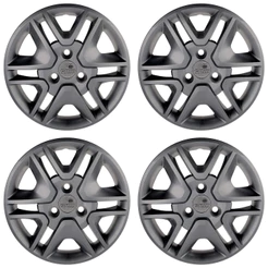 Calota Aro 14" cor Grafite Mod Kwid Intense 18/20 (Jogo c/ 4 Calotas) Grid - 877CP-GFT-E