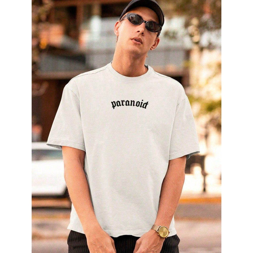Camiseta Camisa 100% Algodão Estampa Paranoid Streetwear Lançamento Envio Já
