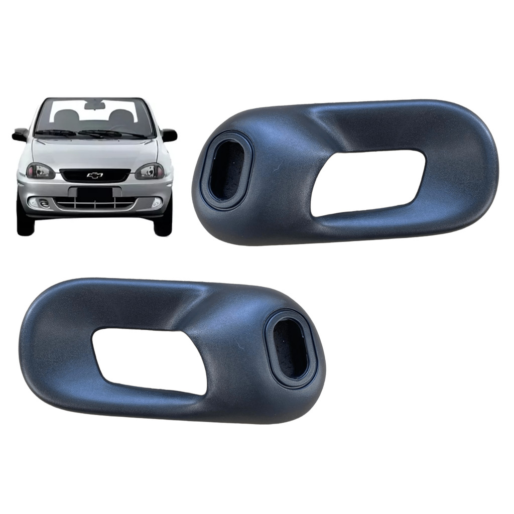 Moldura Maçaneta Corsa Classic 4 Portas Traseiro Com Vidro Eletrico