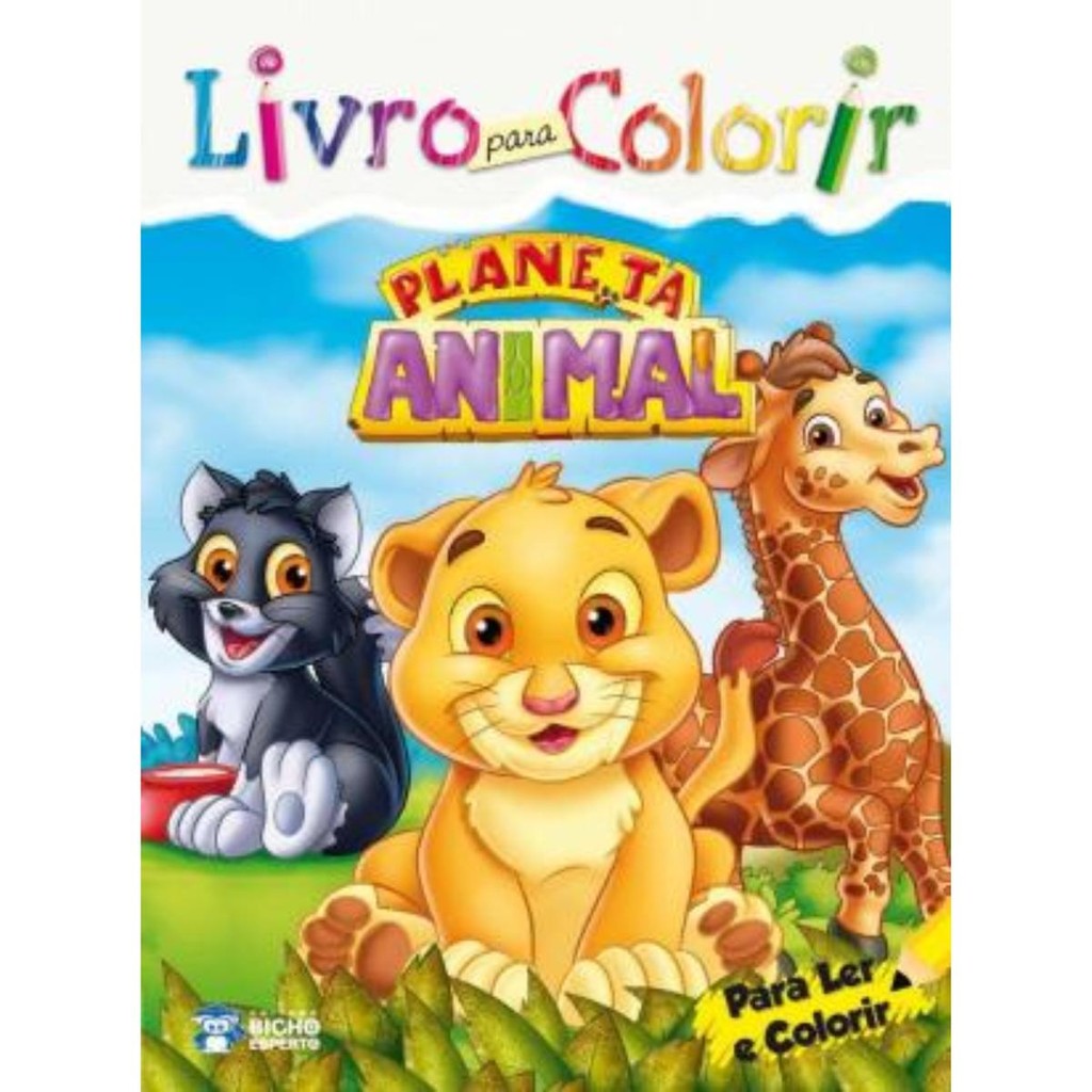 Livro para Colorir - Planeta Animal em Oferta na Shopee