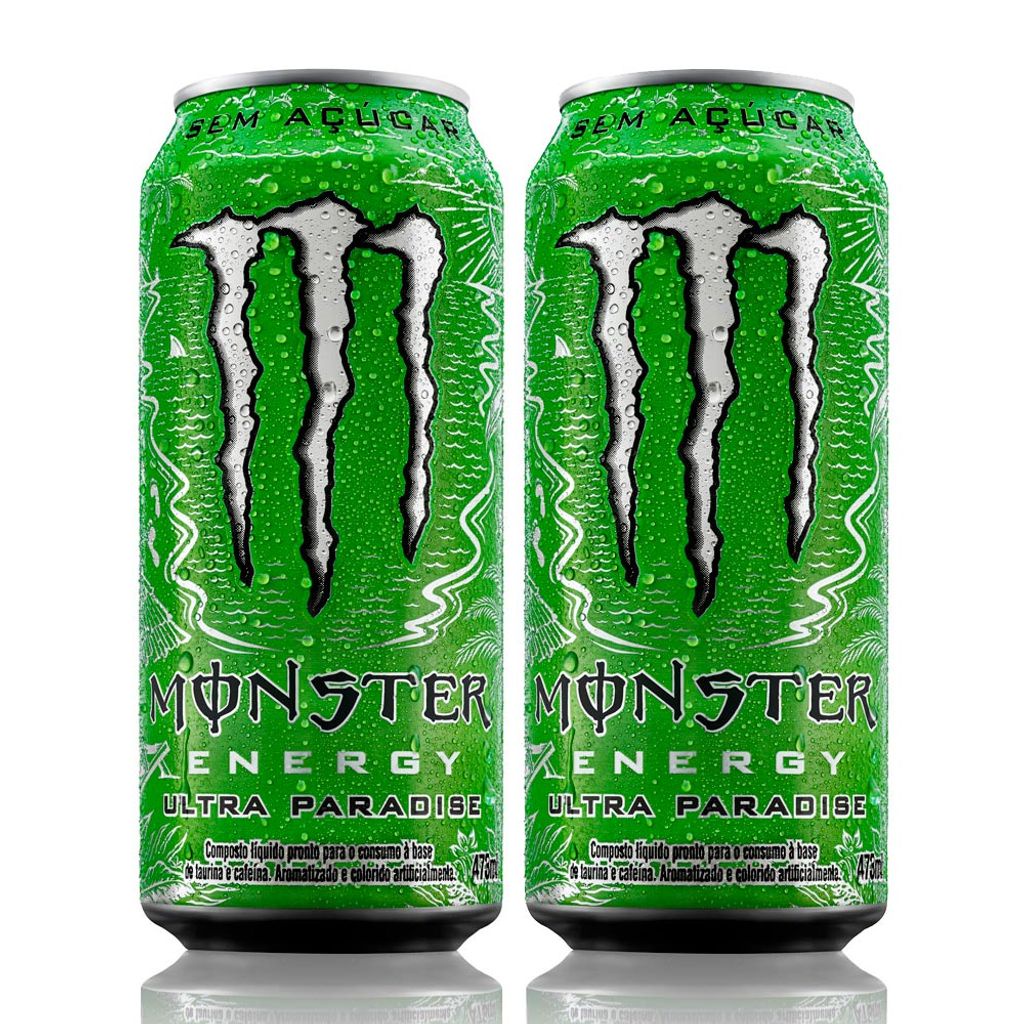 Kit 2 Energético Monster Ultra Paradise Zero Açúcar 473ml