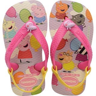 Chinelo Havaianas Baby Peppa Pig com elástico Original