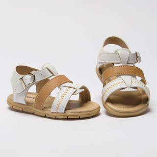 Sandália Infantil Papete Menino Baby Fivela Calce-Fácil