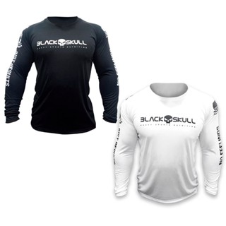 Kit Camiseta Caveira Black Skull - 2 Unidades