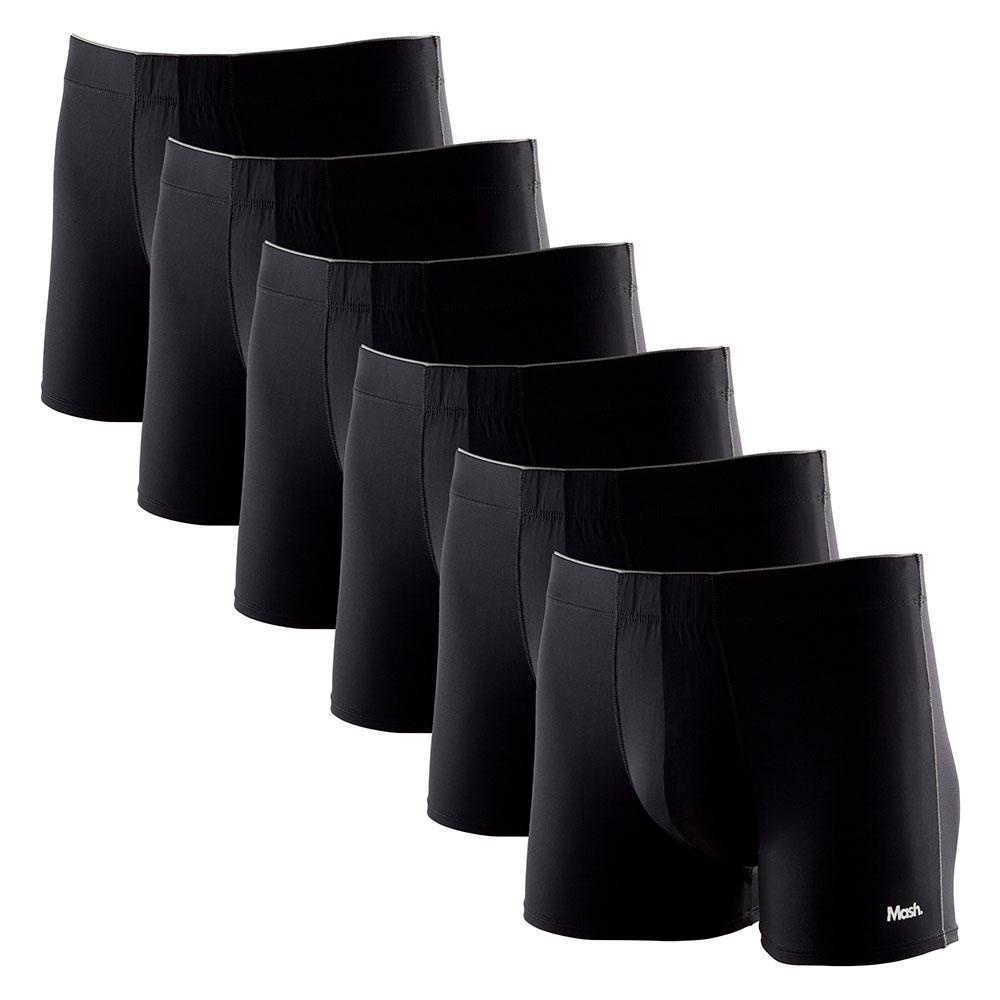 Kit 6 Cuecas Boxer Mash Microfibra 170.30 em Oferta na Shopee