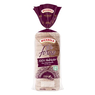 Pão de Forma Vegano Wickbold do Forno 100% Nutrição 500g