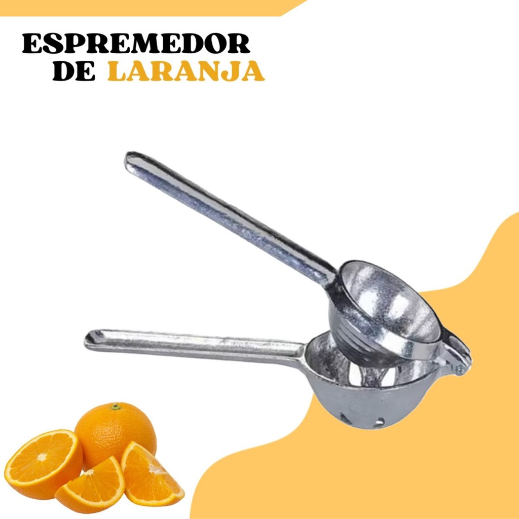 Espremedor Suco Limão Laranja Gourmet Alumínio Prático