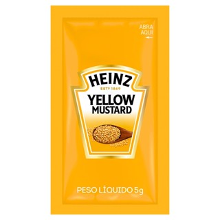 Mostarda Amarela Original Heinz Caixa 5g Cada