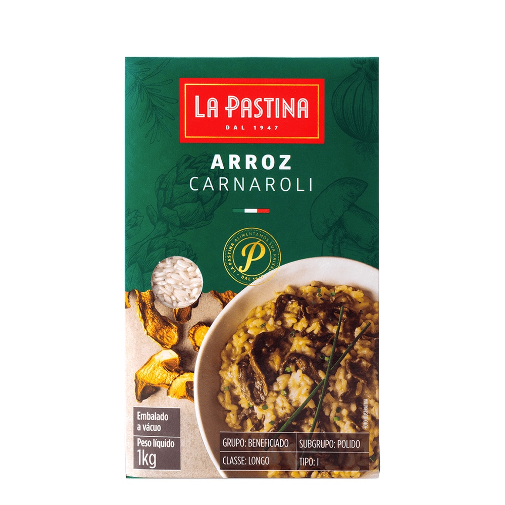 ARROZ LA PASTINA CARNAROLI 1KG em Oferta na Shopee