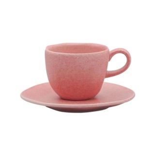 Xícara Chá Com Pires Ryo Pitaia Rosa Fosco 220ml Oxford Porcelanas