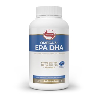 Ômega 3 EPA DHA Fonte de Ômega 3 com Vitamina E 240 Capsulas Vitafor