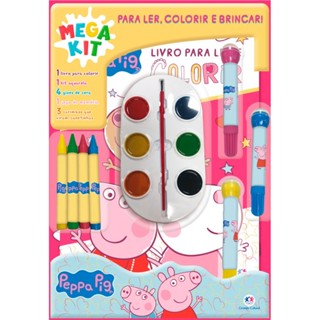 Livro Peppa Pig - Ler, colorir e brincar