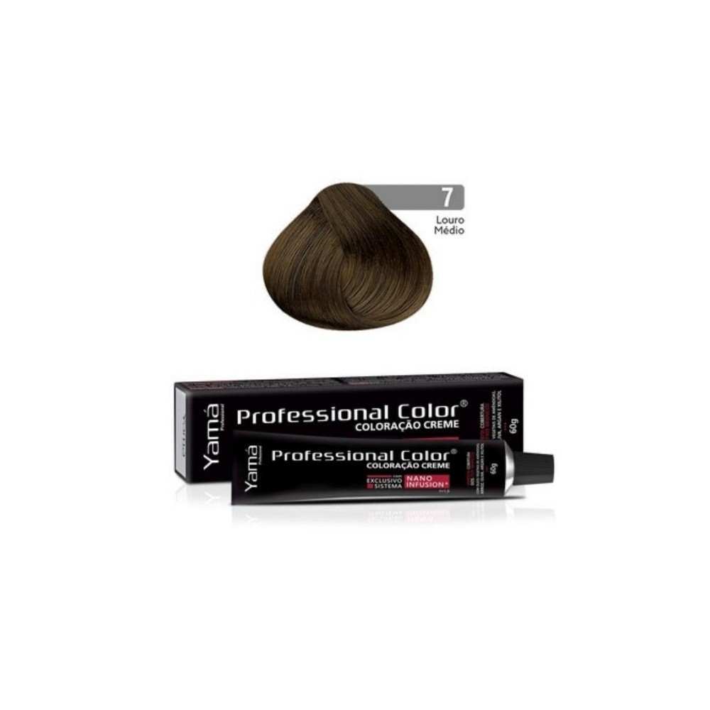 Tintura Yama Nano Infusion 7.0 Louro Médio