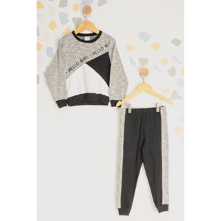 Conjunto Infantil Feminino Moletom Hello Girl