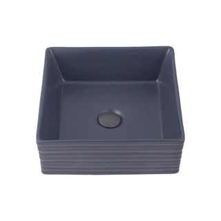 Cuba De Apoio Para Banheiro Quadrada Slim Louça Cerâmica 38 cm Larimar Pingoo - Cinza Fosco em Oferta na Shopee