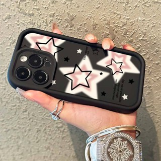 Popular Preto Preto Branco Rosa Cinco pontas Estrela Estrela Estrela Exclusiva Capa para iPhone 14promax 15promax 15 14 13 12 11 pro max 13promax 14promax 15pro xr x xsmax 7 8 mais 14plus Capa protetora resistente a choques