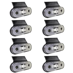 8 Lanterna Lateral Caminhão Carreta Facchini LED CR +Suporte