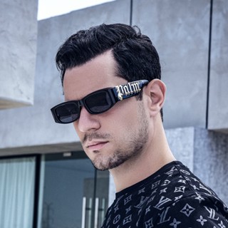 Óculos de sol europeus americanos exclusivos de armação pequena Óculos de sol femininos de alta moda Templo largo Anti-Ultravi masculino