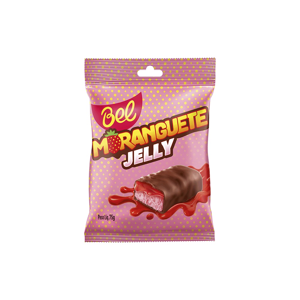 Bel Moranguete Jelly 75g (5un x 15g) em Oferta na Shopee