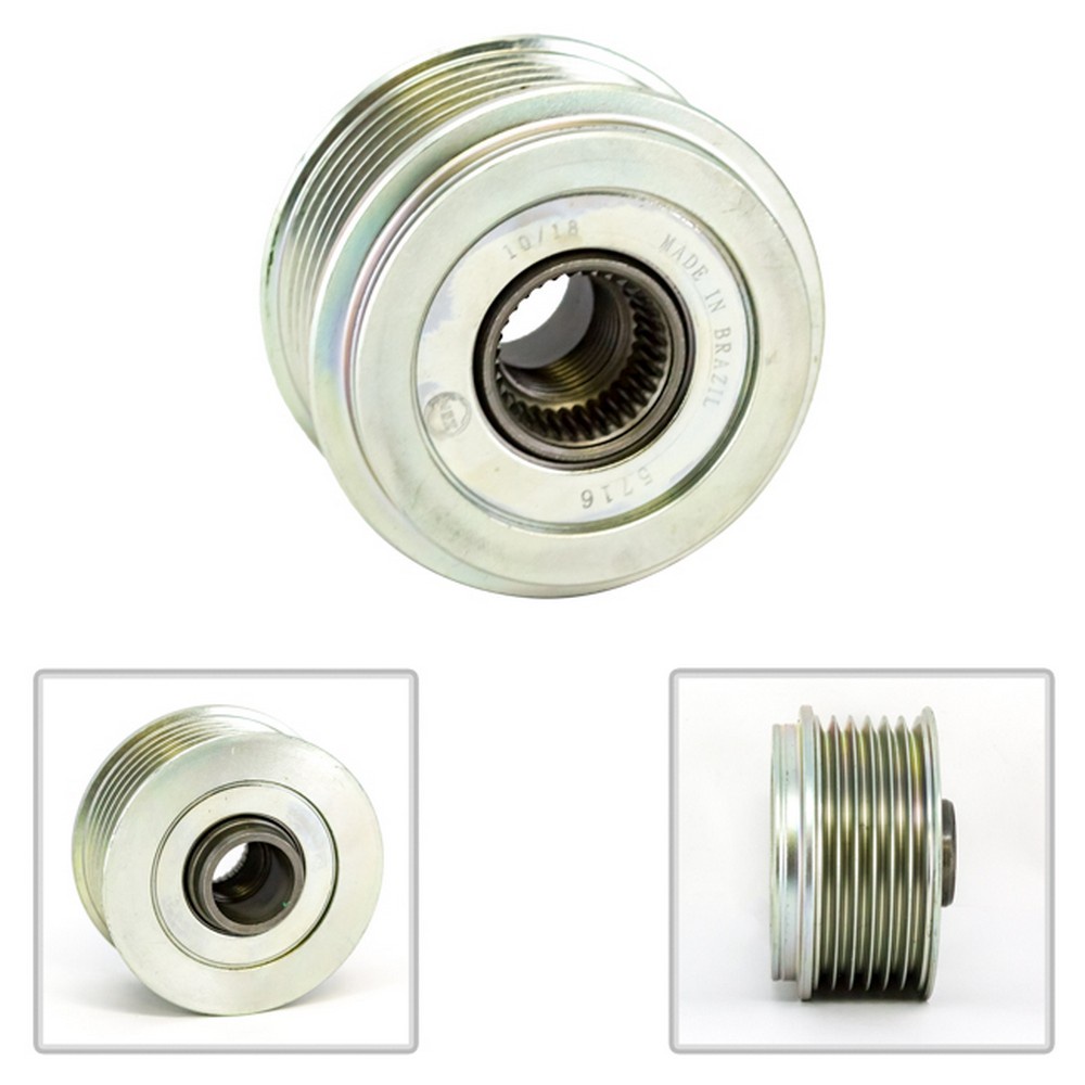 Polia Alternador Roda Livre Carens Cerato Rio Soul Sportage Elantra I30 IX35 Veloster - ZEN 5716 em Oferta na Shopee