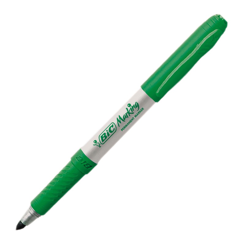 Pincel marcador permanente Marking Verde 971142 Bic