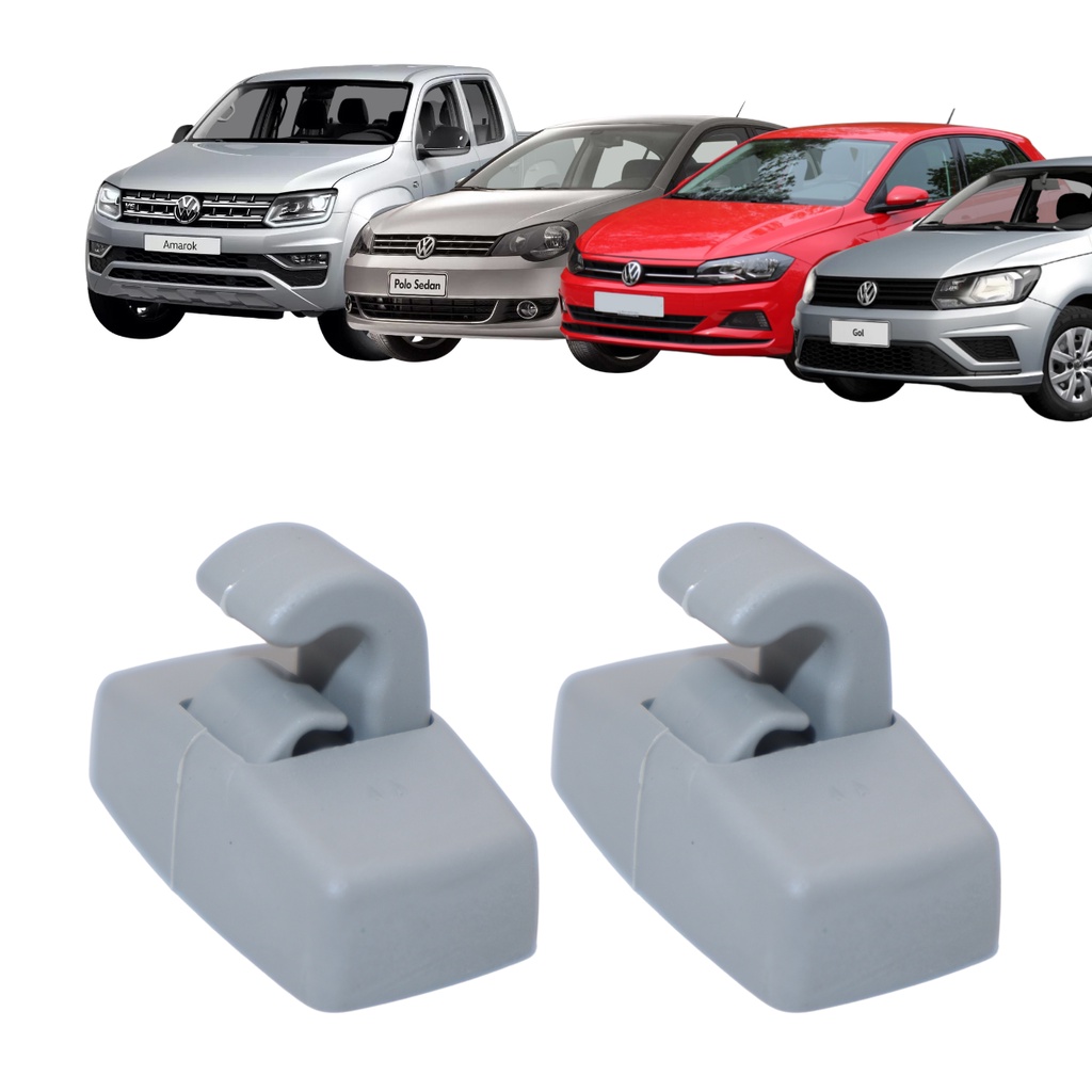 Jogo 2 Suporte Quebra Sol Amarok Gol Polo 2003 A 2015 HB Sedan Saveiro