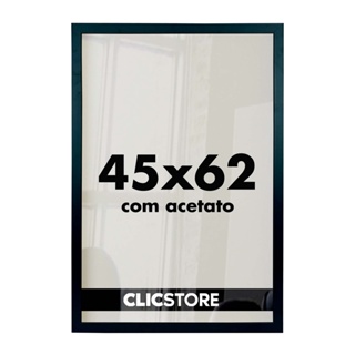 Moldura Poster 45x62 Quadro Decorativo Arte Acetato Retrato Foto Fotografia Parede Madeira Sala Quarto Corredor Imagem em Oferta na Shopee