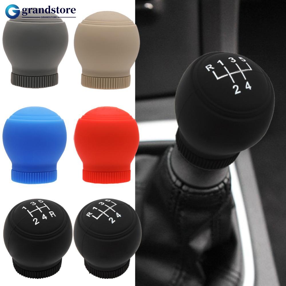 GRANDSTORE Universal Round 5/6 Speed Silicone Car Case De Colarinhos De Mudança De Marcha Alavanca Acessórios De Decoração MT S8W3