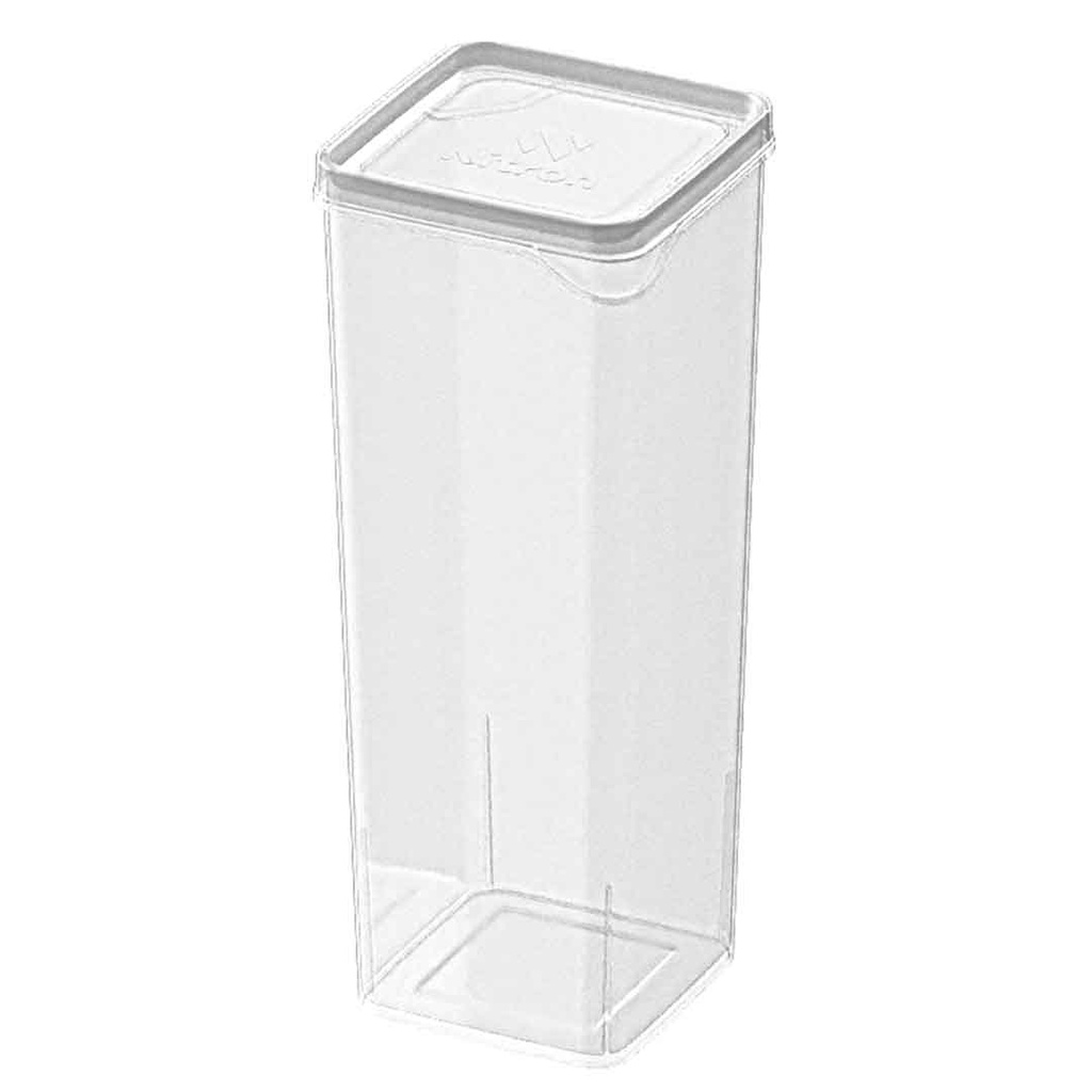 Pote Organizador Quadrado Modular Gg 2,4L para Mantimentos e Alimentos Cozinha Organizada