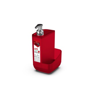 Porta Detergente 550ml Vermelho Utti Ordene
