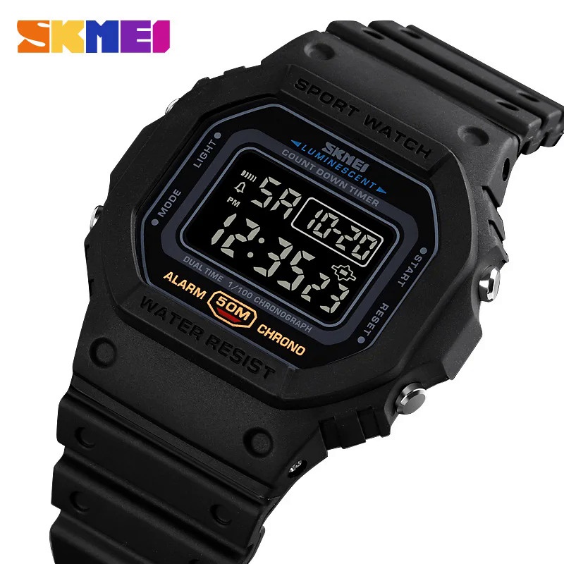 SKMEI Relógio Esportivo Digital Multifuncional Homem 2 Relógios De Pulso Masculinos De Contagem Regressiva Moda Retro reloj hombre 1628relógios De Presente Requintados em Oferta na Shopee