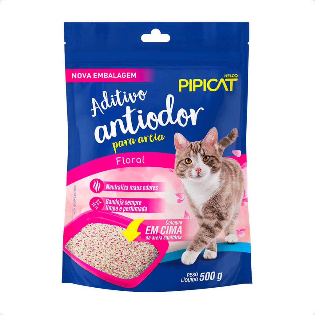 Pipicat Floral Aditivo Antiodor Kelco - 500g