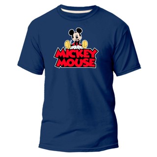 Camiseta Masculina e Feminina Mickey Mouse 100% Algodão Camisa Desenho MK Alta Qualidade